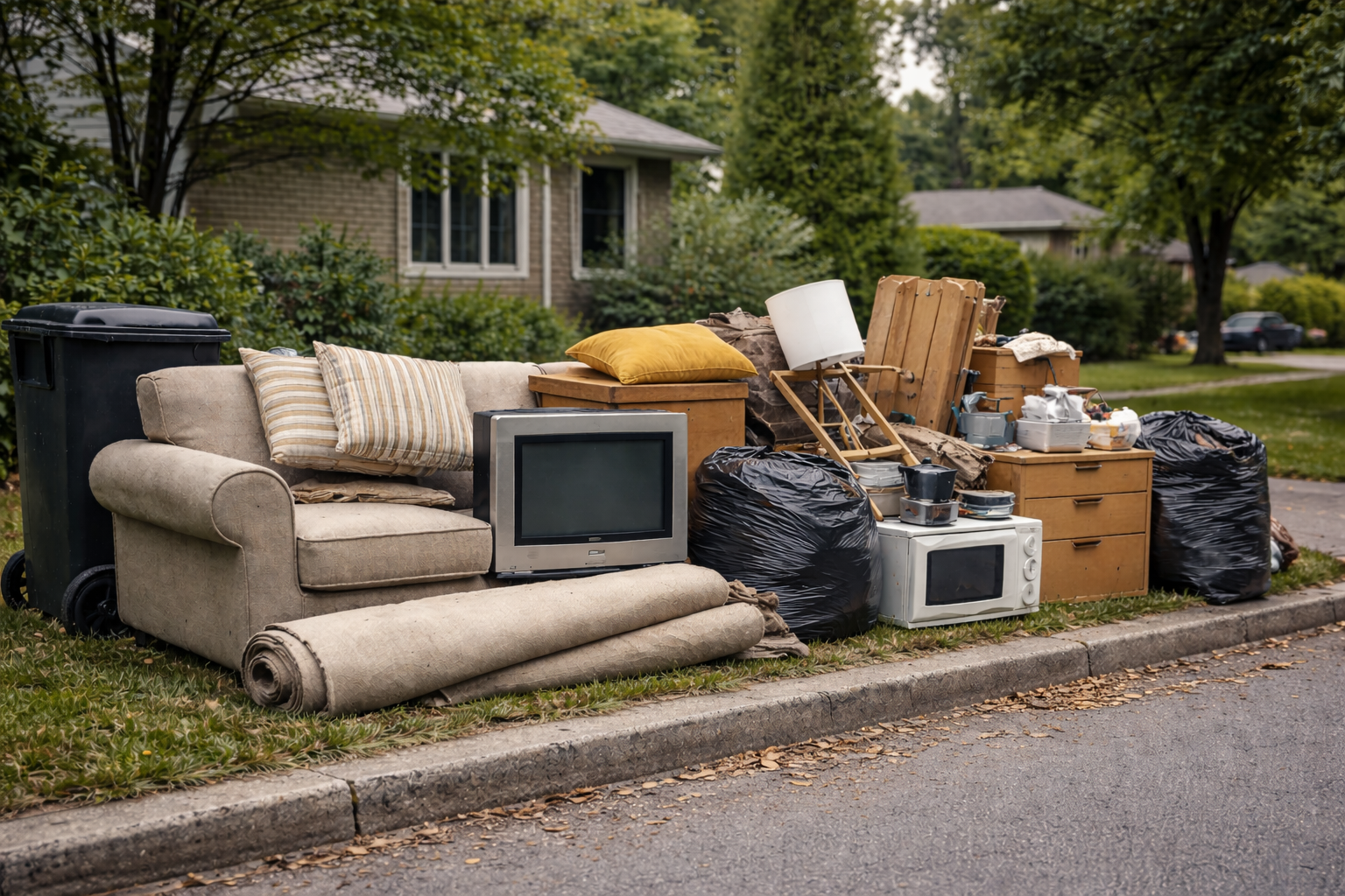 Enlèvement d'encombrants - nettoyage complet